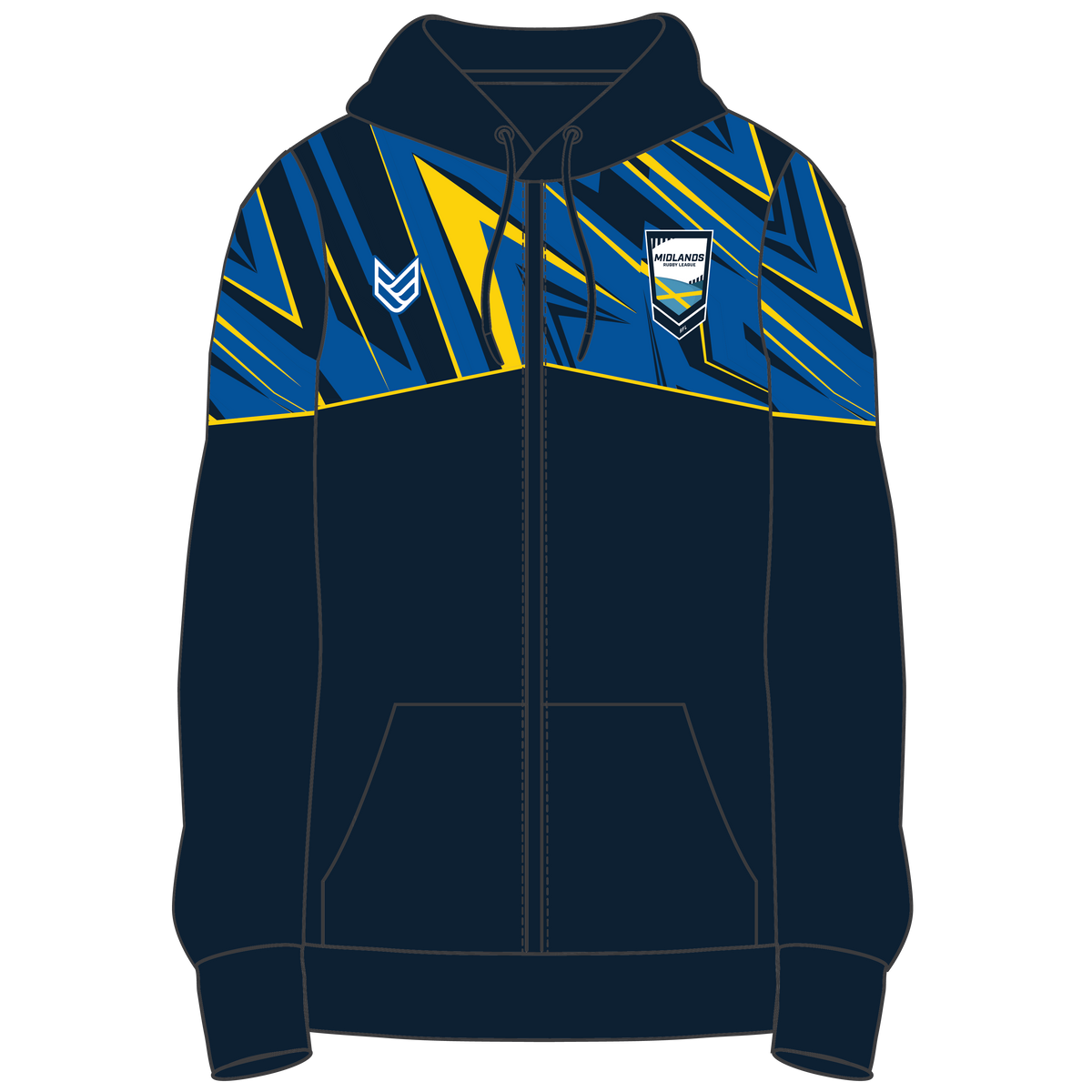 Midlands RL ZIPPED HOODIE