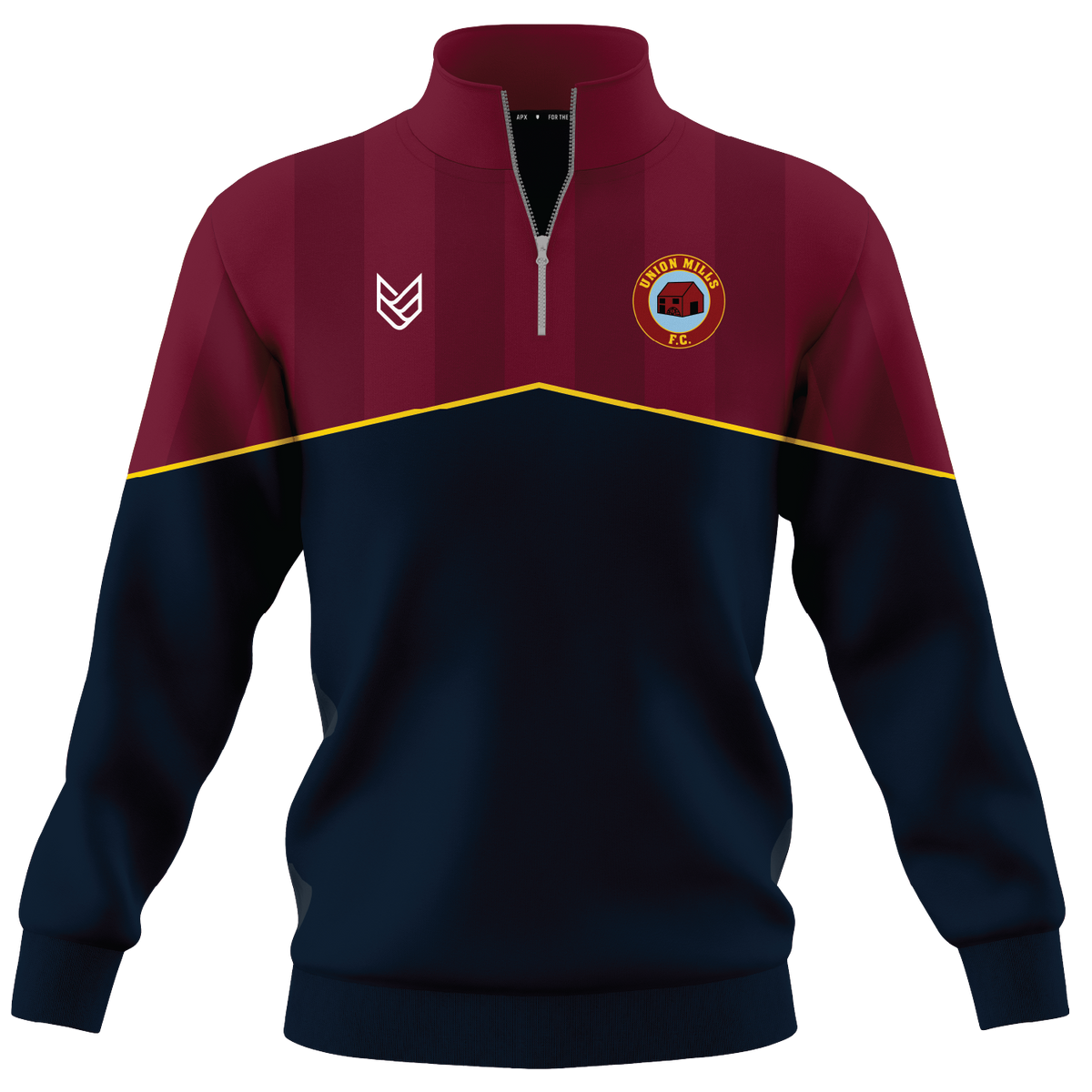 Union Mills FC 1/4 ZIP SWEATSHIRT