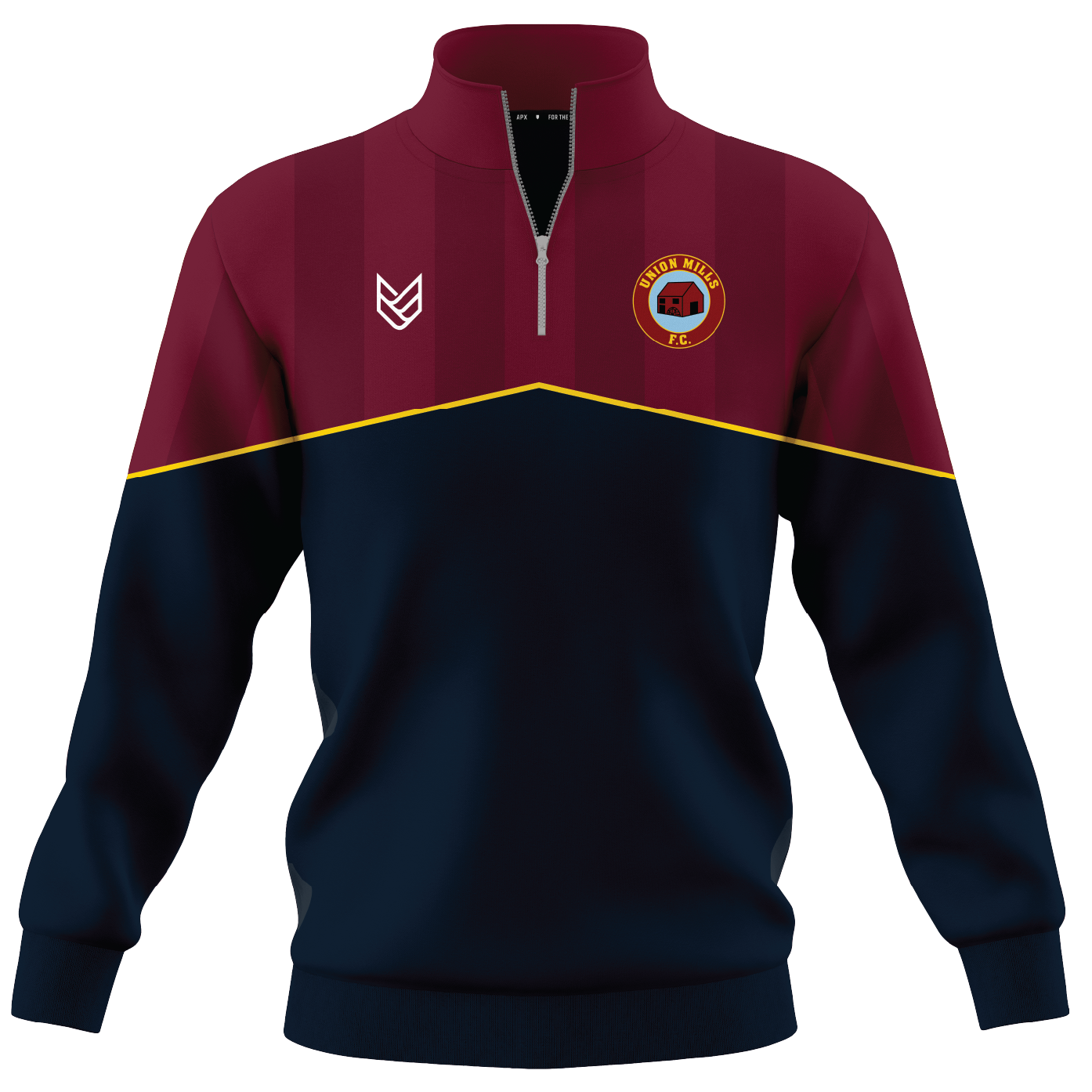 Union Mills FC 1/4 ZIP SWEATSHIRT
