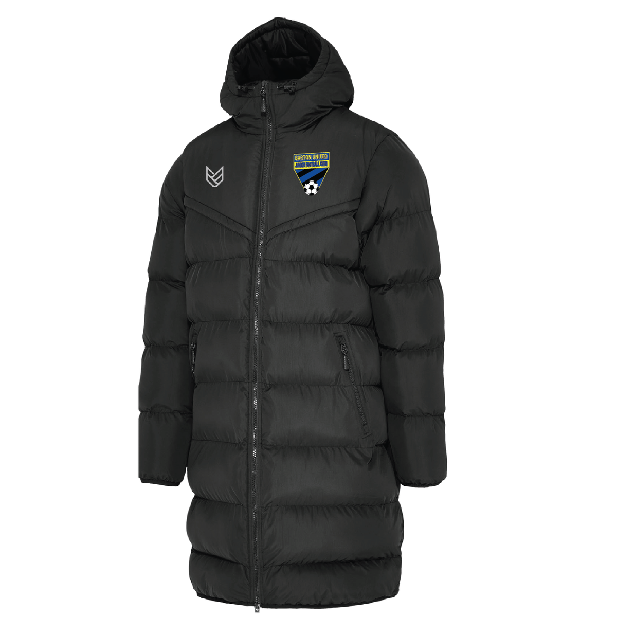 Barton United ACADEMY LONG PUFFER JACKET