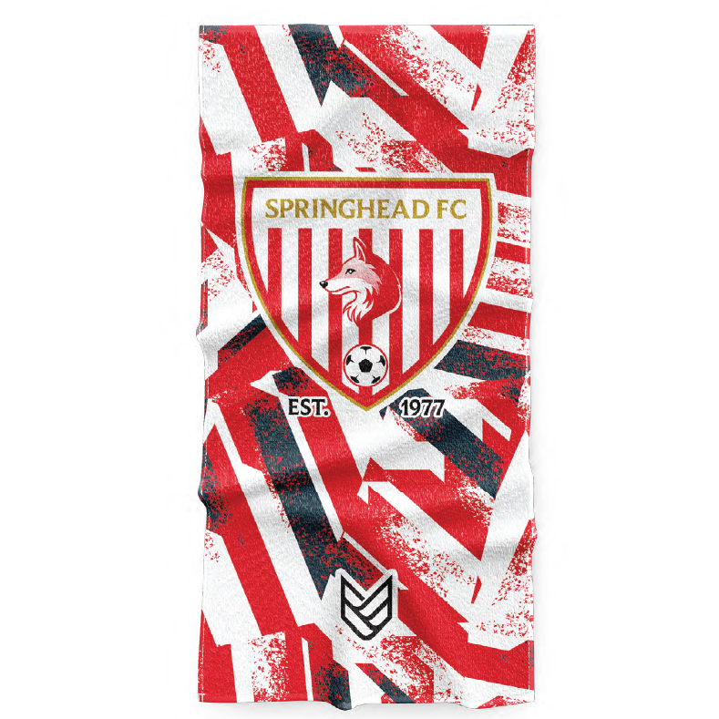 Springhead FC PLAYER BATH TOWEL - Front