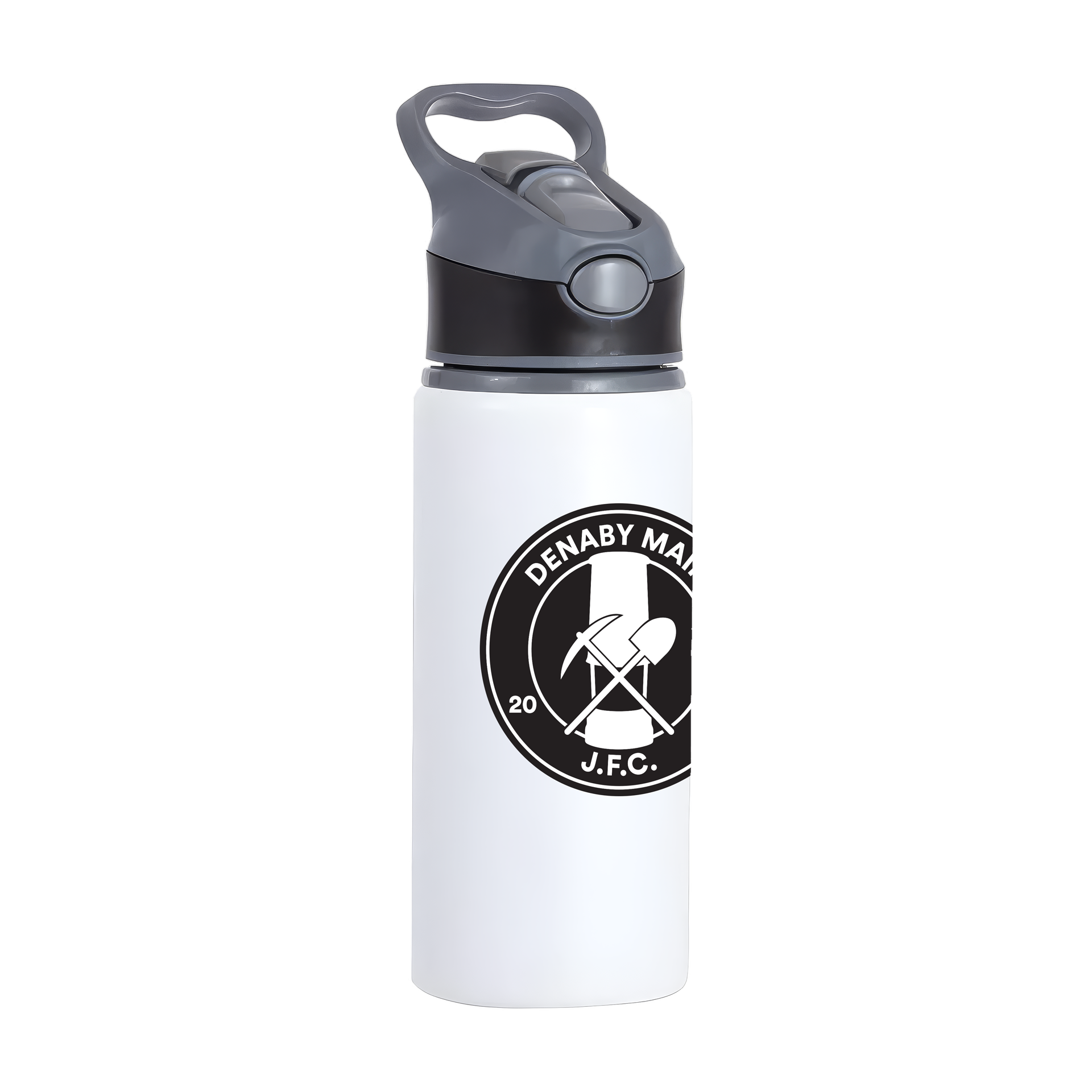 Denaby Main JFC Water Bottle - Front