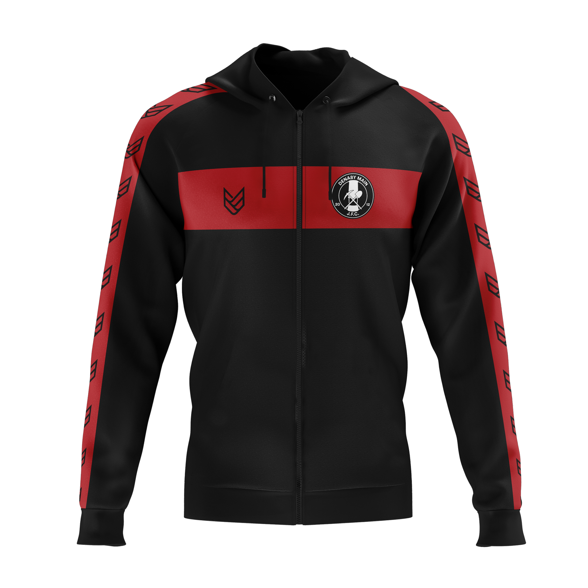 Denaby Main JFC ZIPPED HOODIE - Front