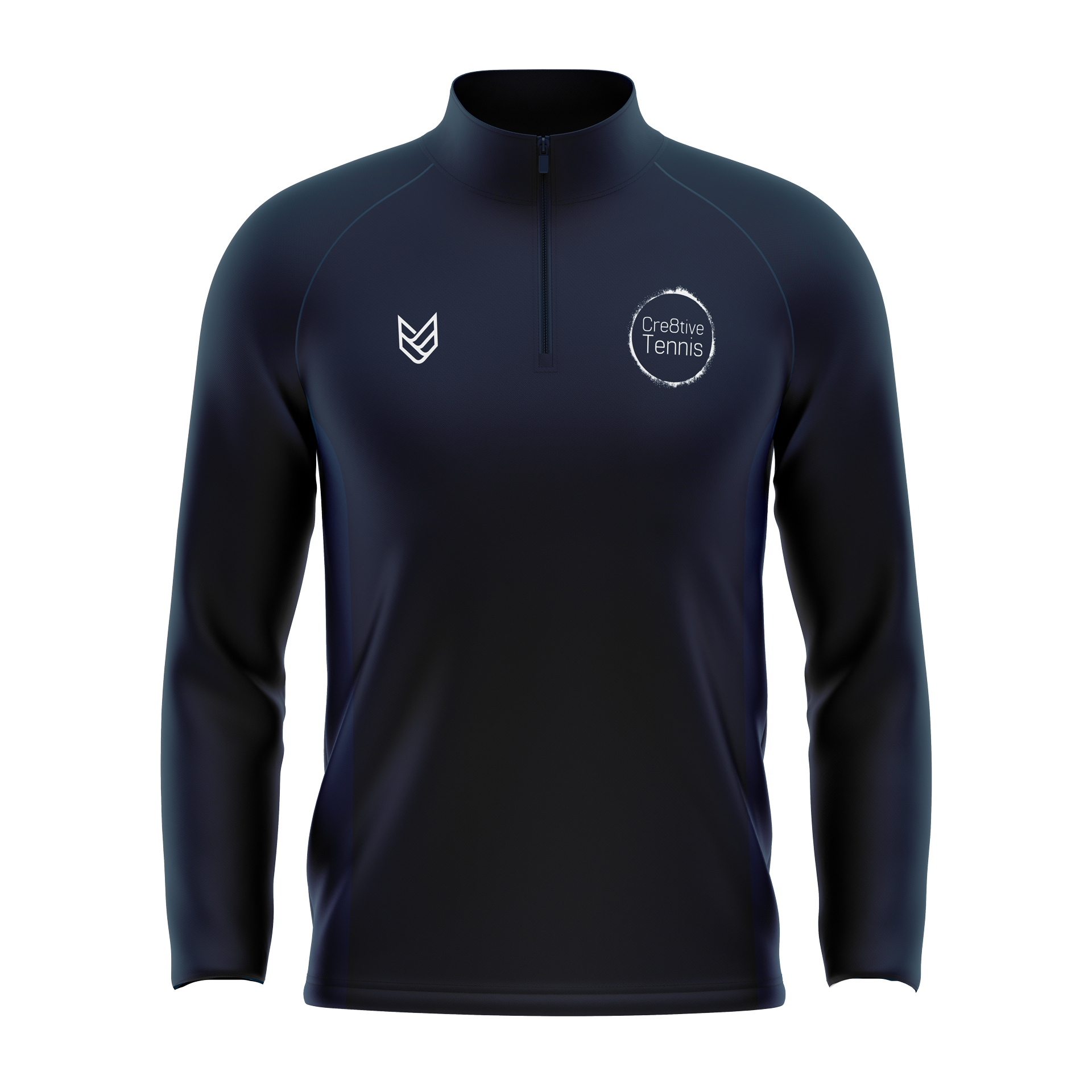 Cre8ative Tennis 1/4 ZIP SWEATSHIRT - Front