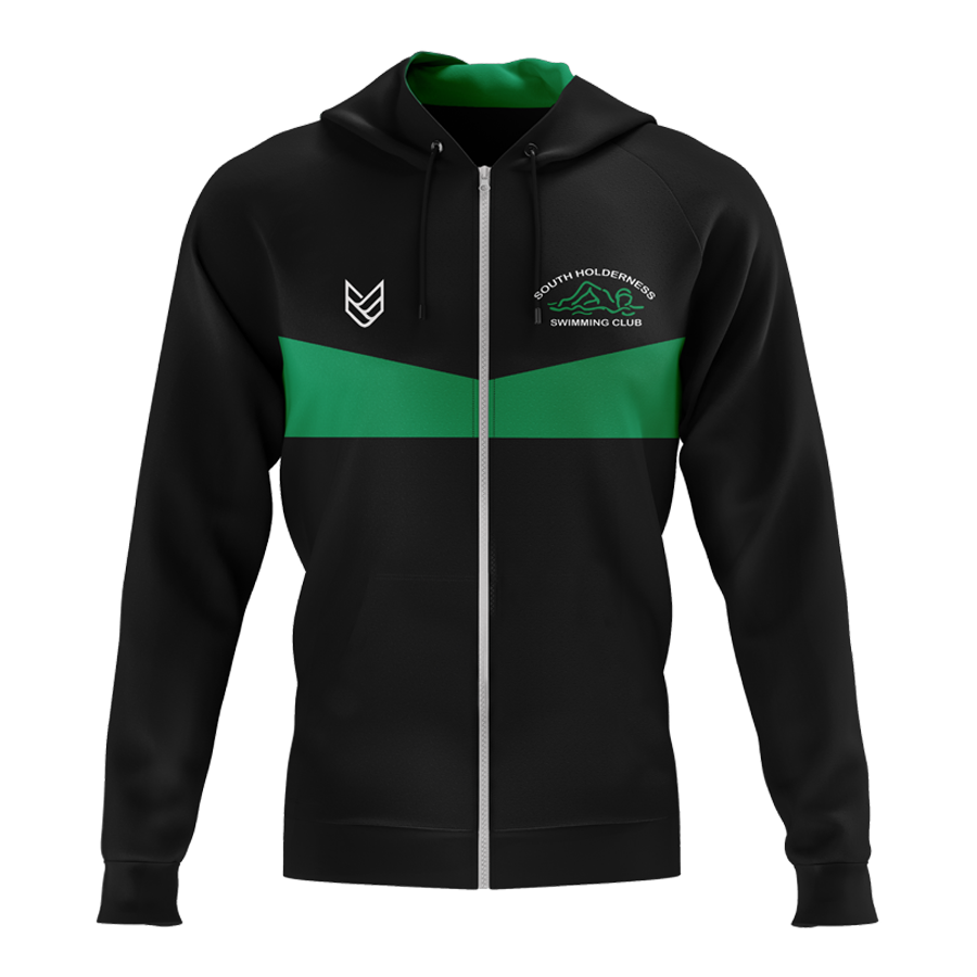 South Holderness Swimming Club ZIPPED HOODIE - Front