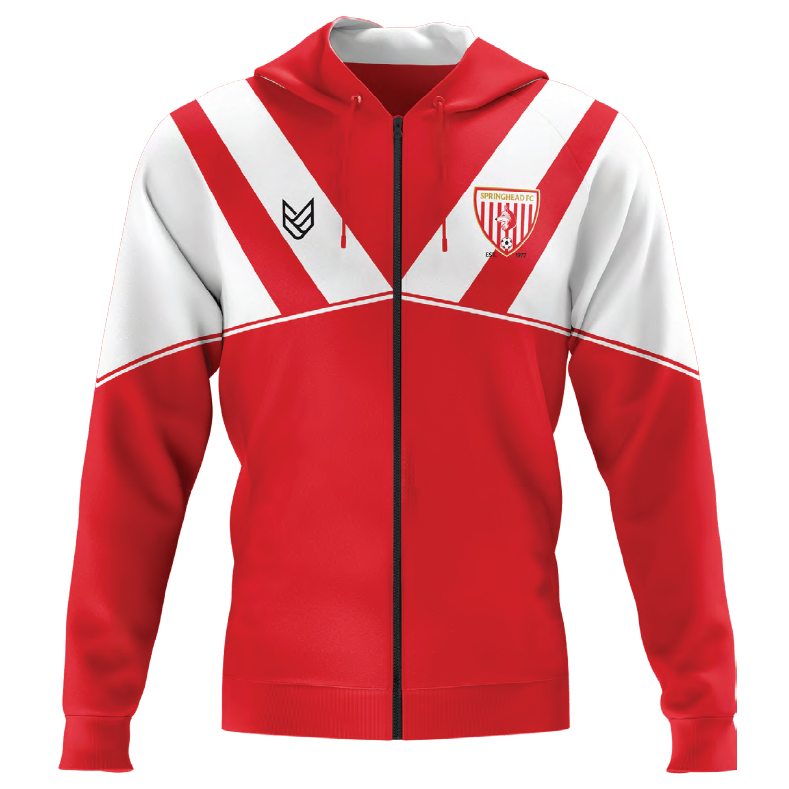 Springhead FC ZIPPED HOODIE - Front
