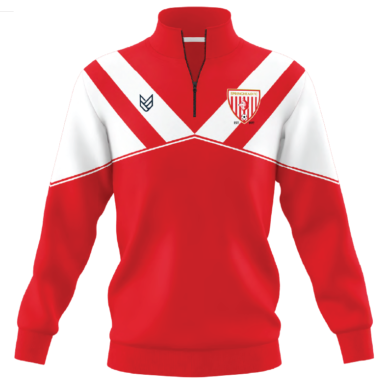 Springhead FC 1/4 ZIP SWEATSHIRT - Front