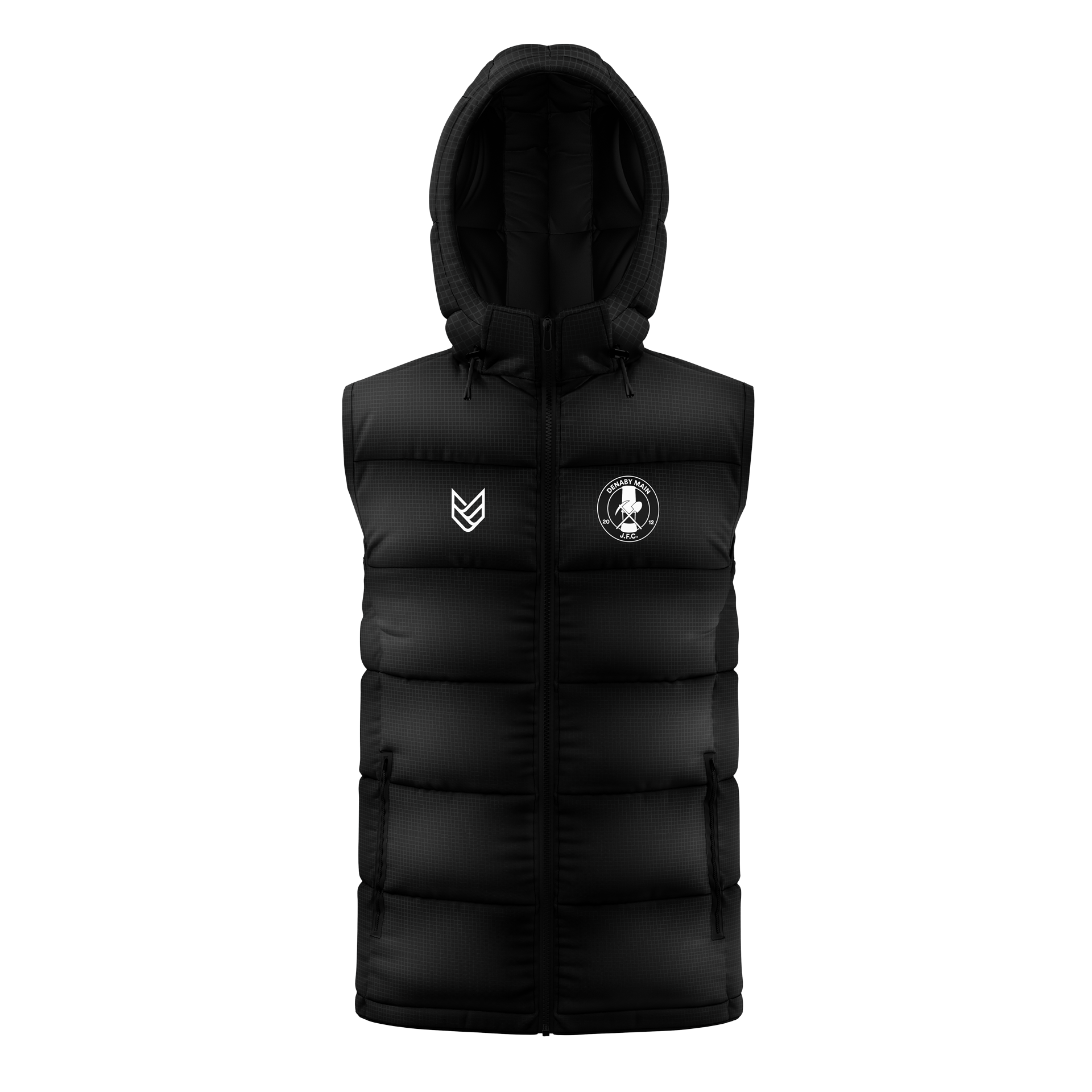 Denaby Main JFC PALADIN GILET (DETACHABLE HOOD) - Front