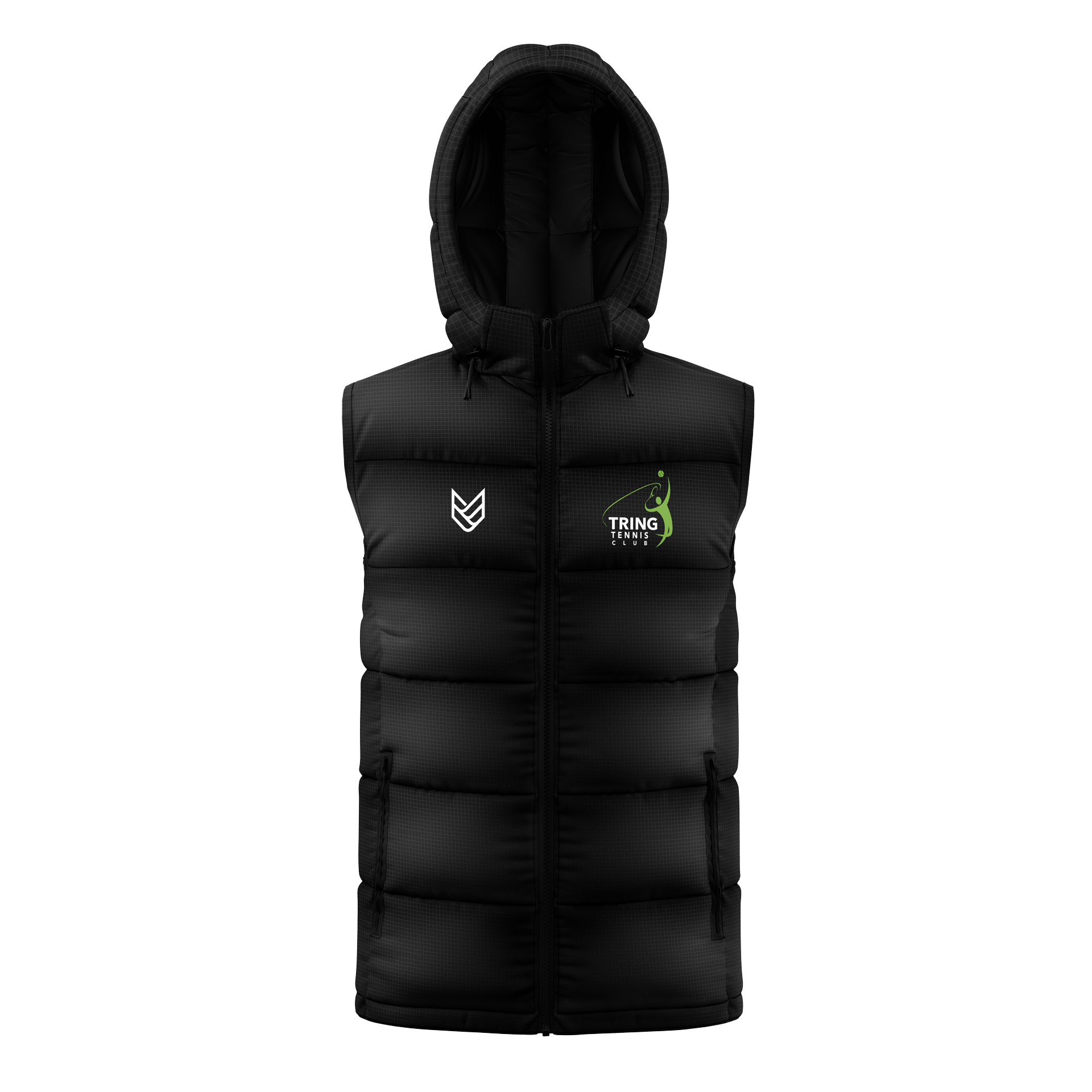 Tring Tennis Club PALADIN GILET (DETACHABLE HOOD) - Front