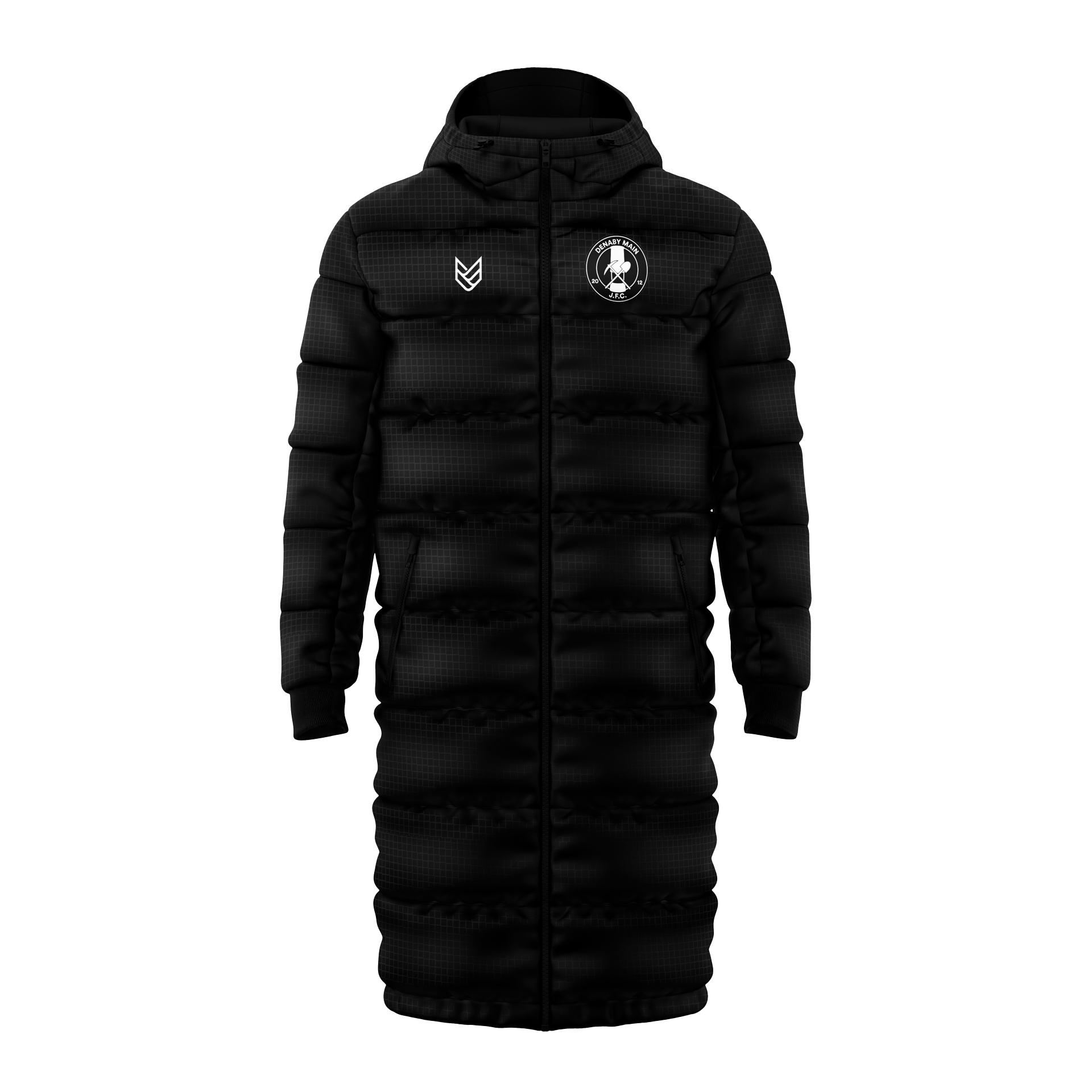 Denaby Main JFC PALADIN LONG LENGTH COACH JACKET - Front