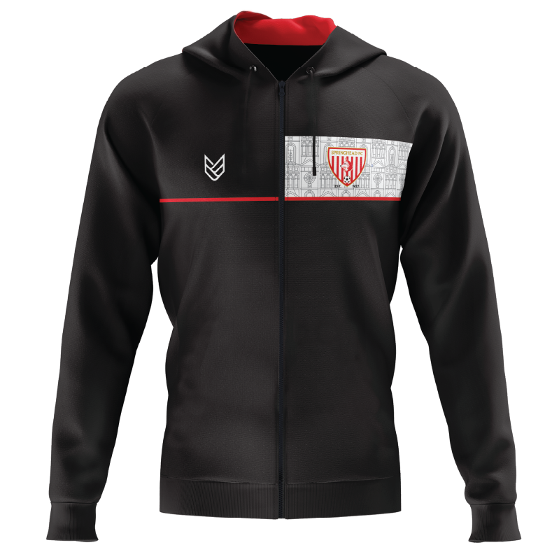 Springhead FC ZIPPED HOODIE - Front