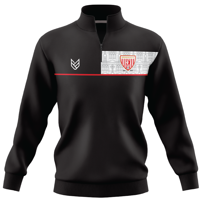 Springhead FC 1/4 ZIP SWEATSHIRT - Front
