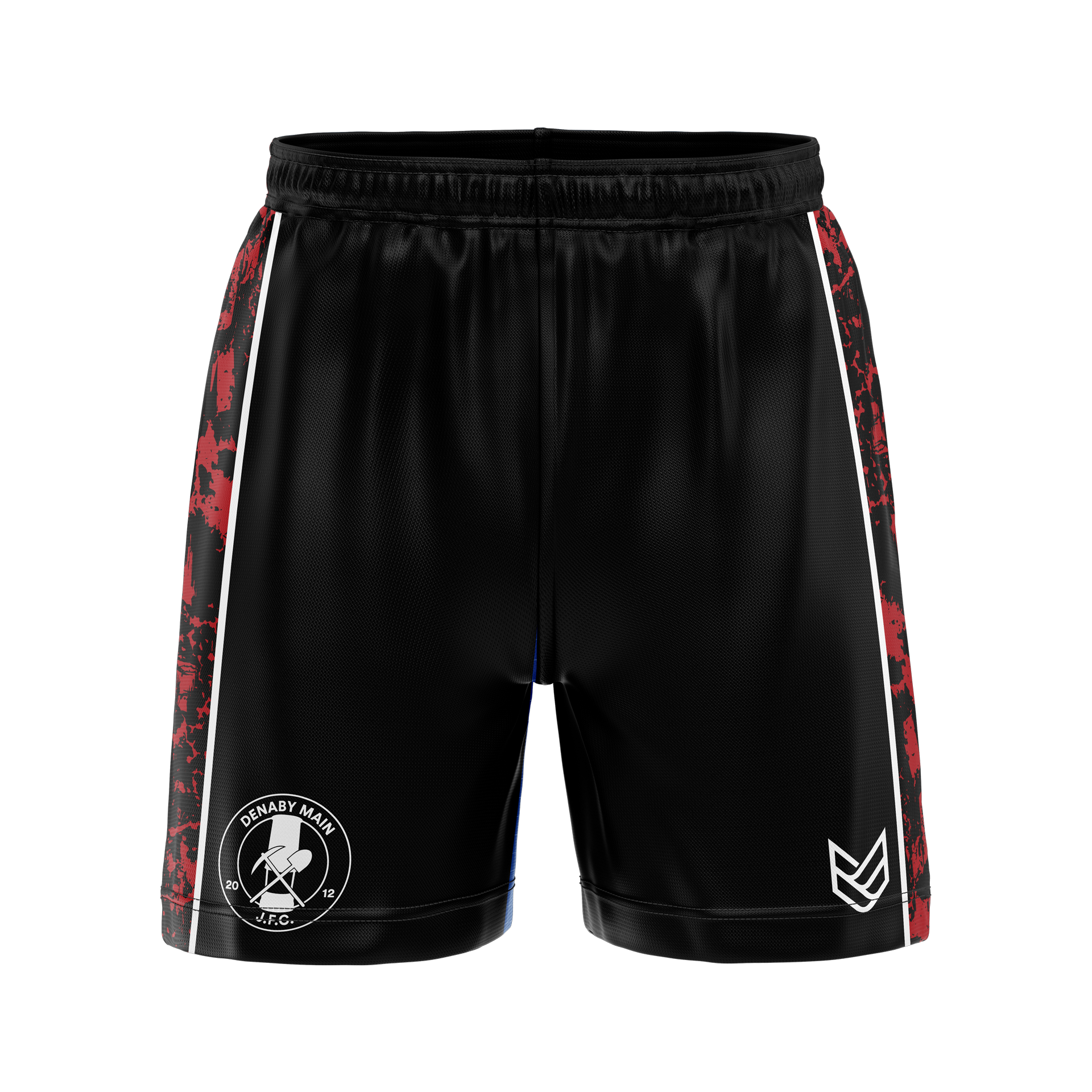 Denaby Main JFC SUBLIMATED TRAINING SHORTS - Front