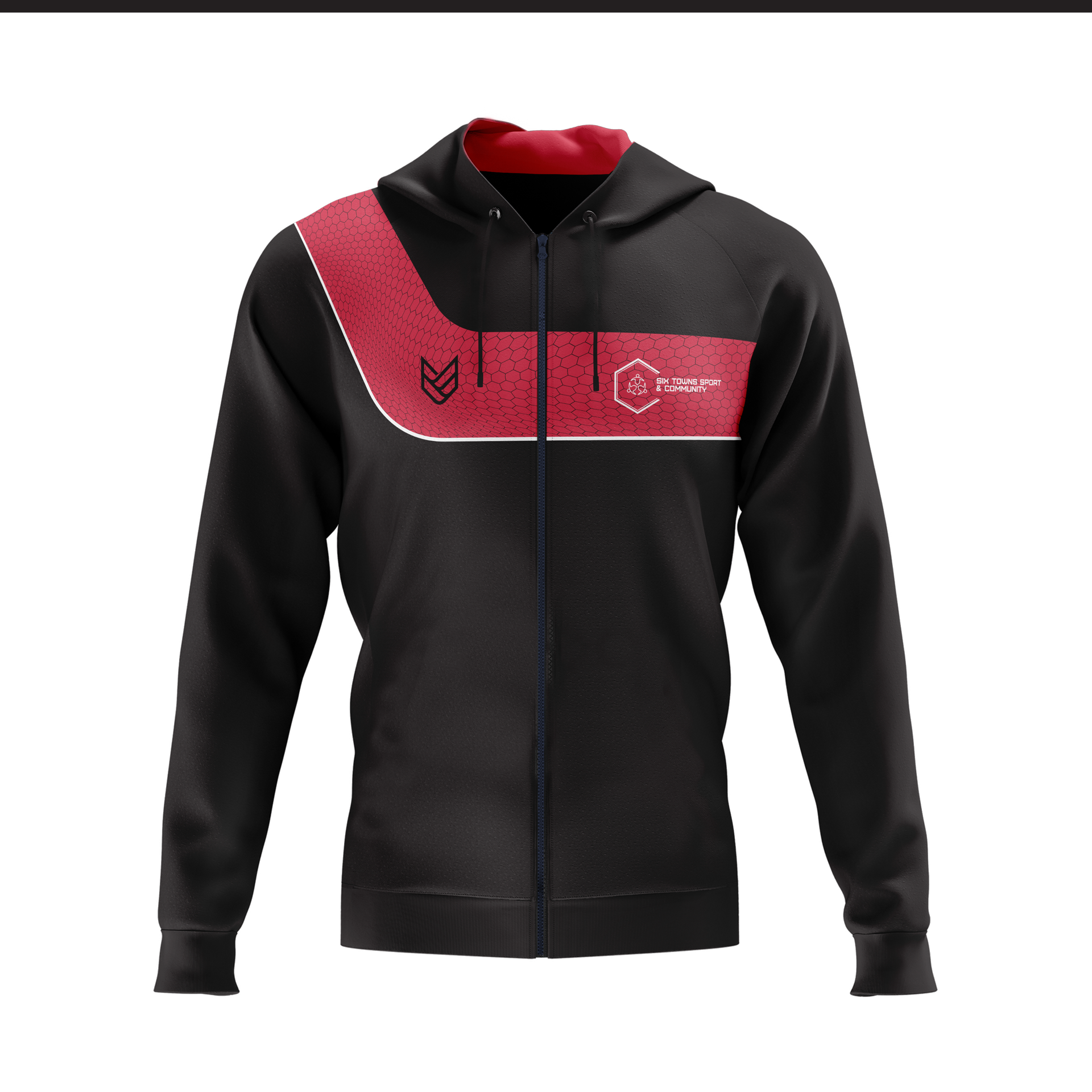 Six Towns Sport & Community FC Zipped Hoodie