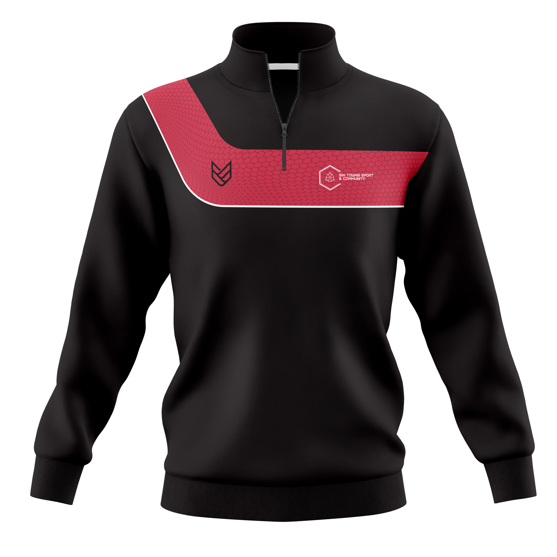 Six Towns Sport & Community FC 1/4 Zip Sweatshirt