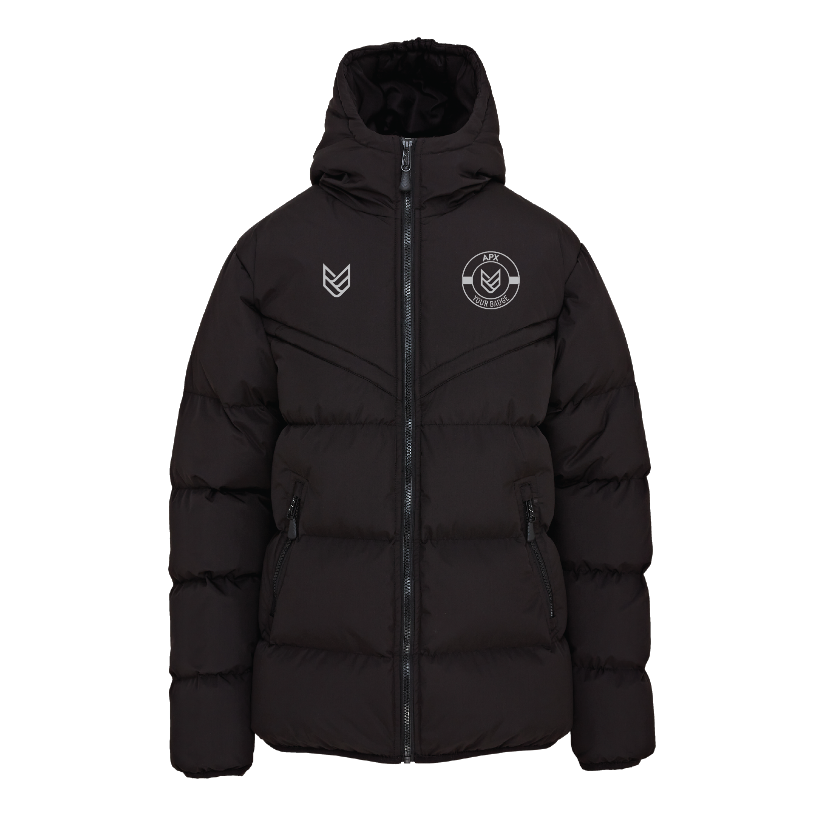 Tupton RUFC ACADEMY PUFFER JACKET BLACK