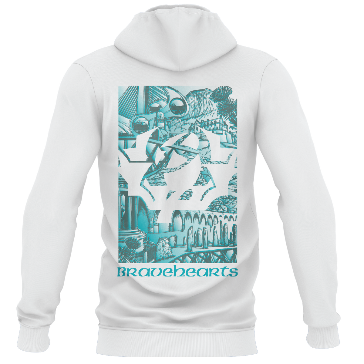 Scotland Rugby League 2027 Leisure Cotton Hoodie White