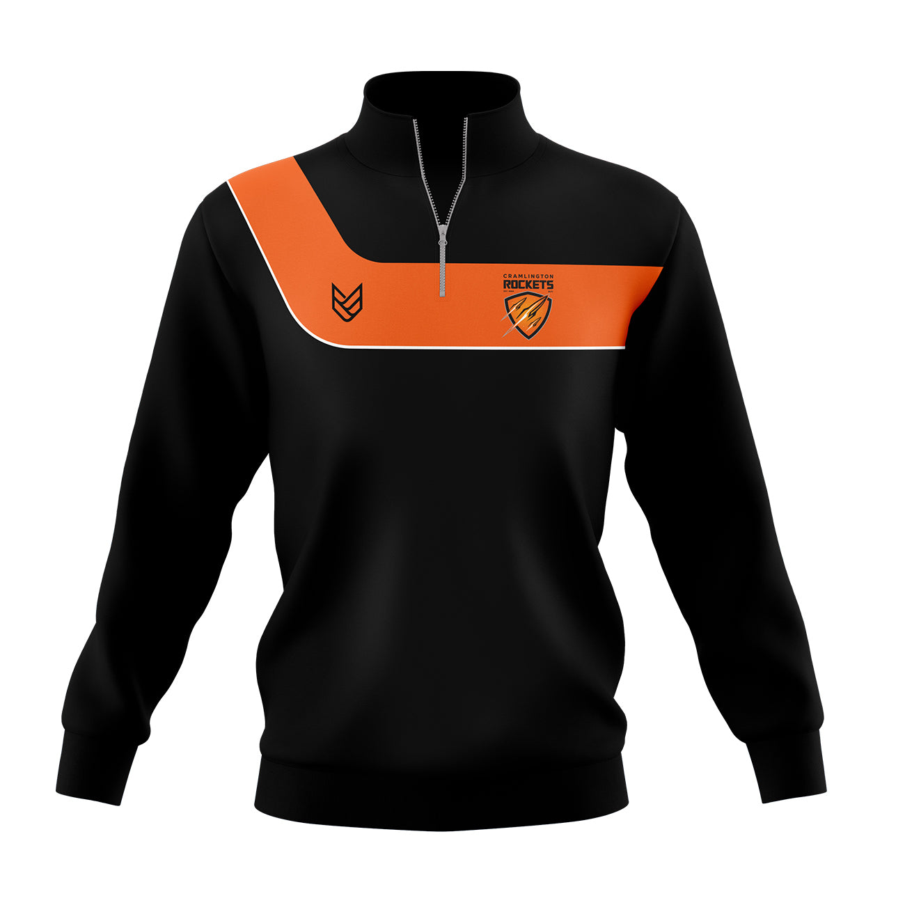 Cramlington Rockets ARLFC Adult 1/4 Zip Sweatshirt