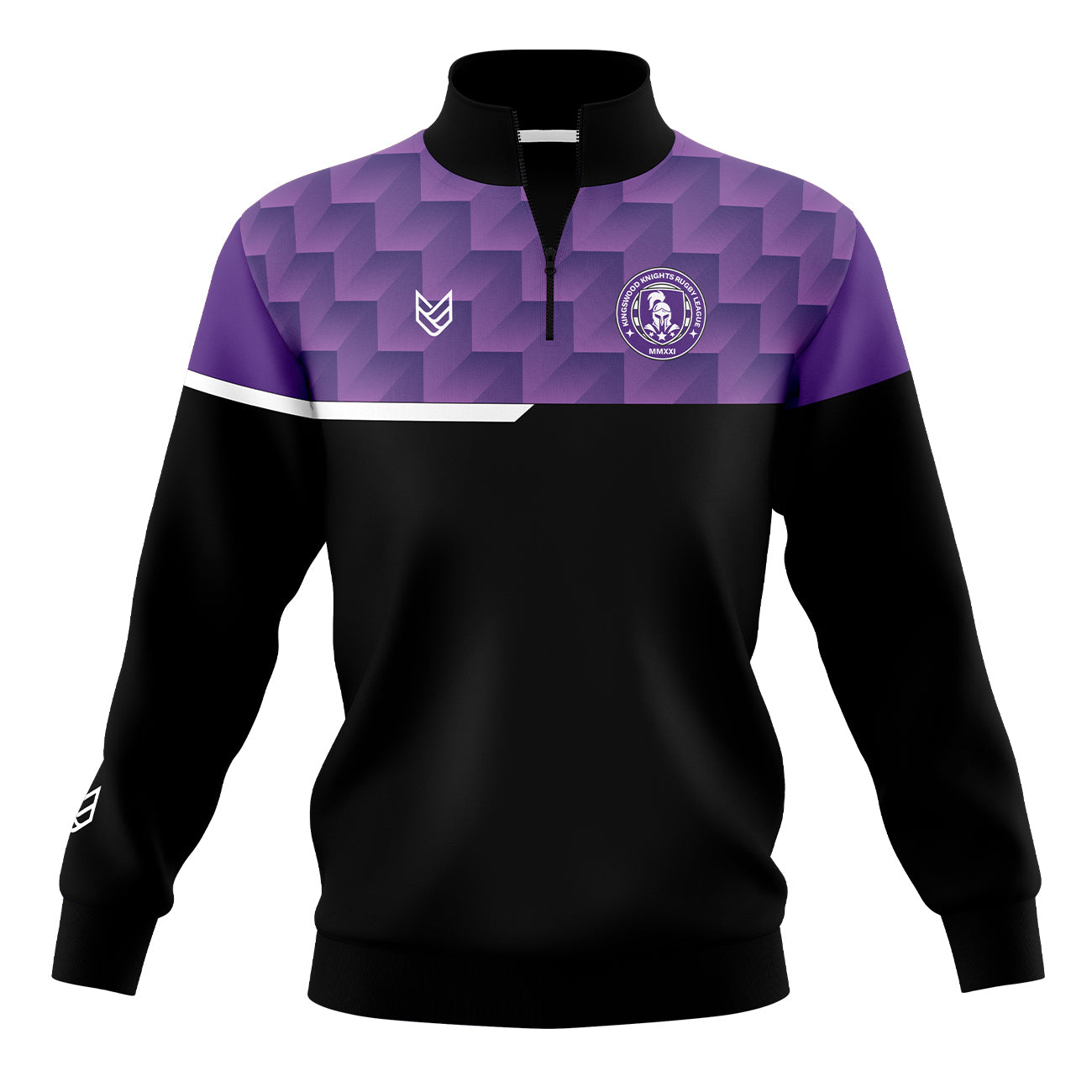 Kingswood Knights ARLFC Junior APX 1/4 Zip Sweatshirt
