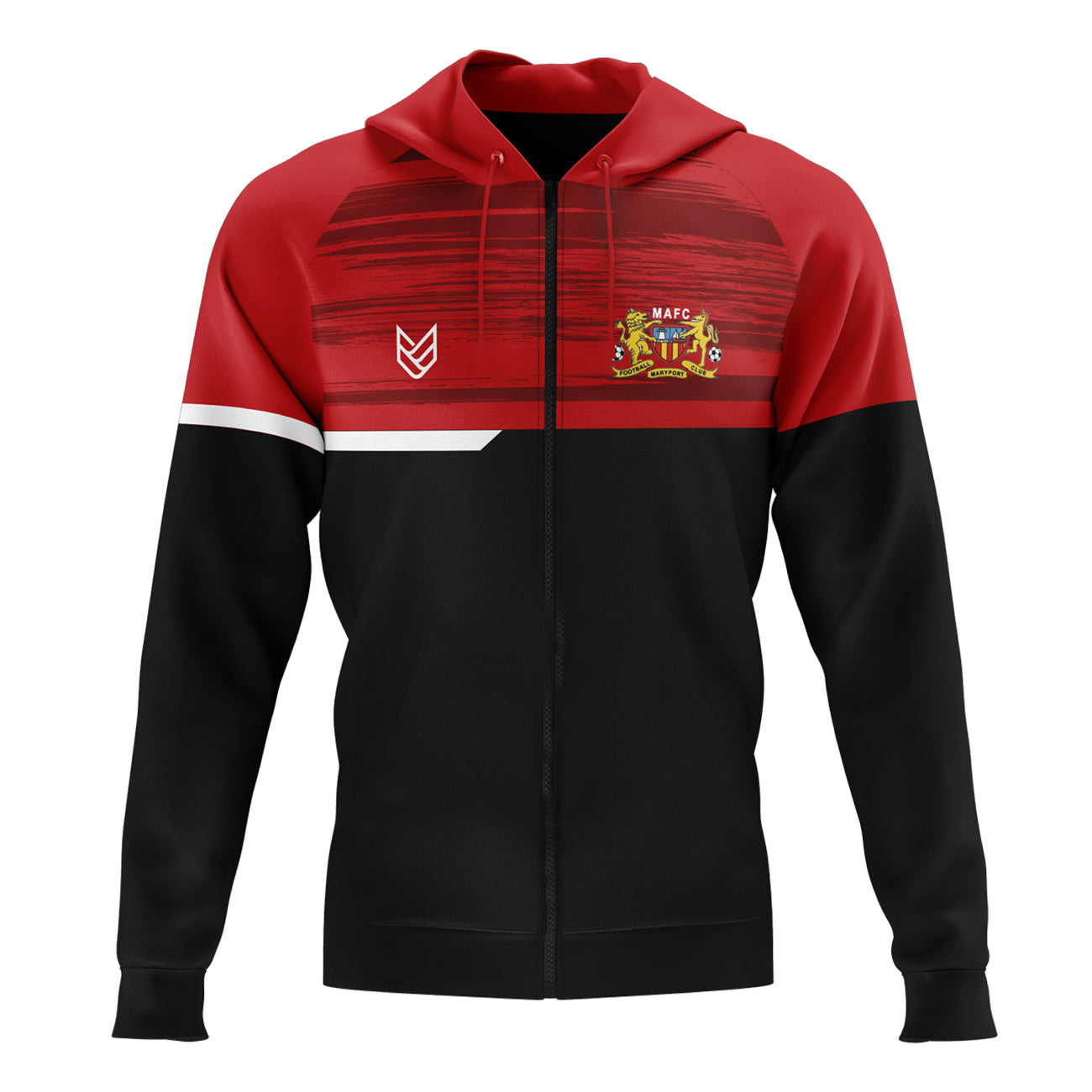 Maryport Amateurs FC Adult Zipped Hoodie