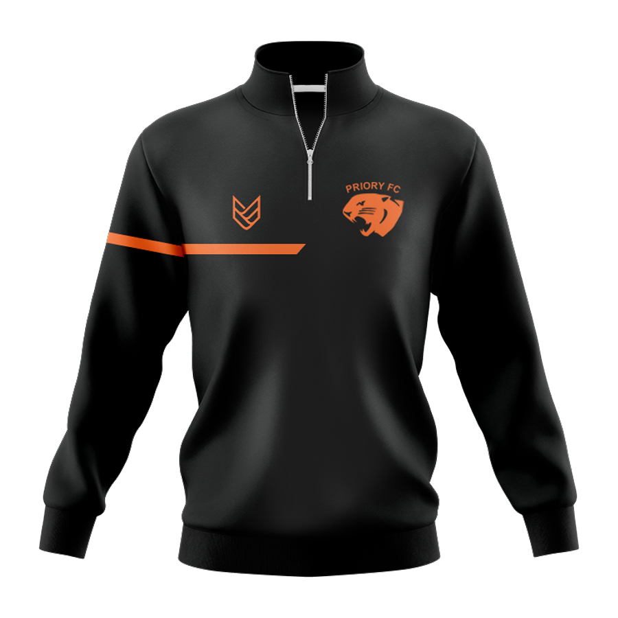 Priory FC Adult APX Warrior 1/4 Zip Sweatshirt