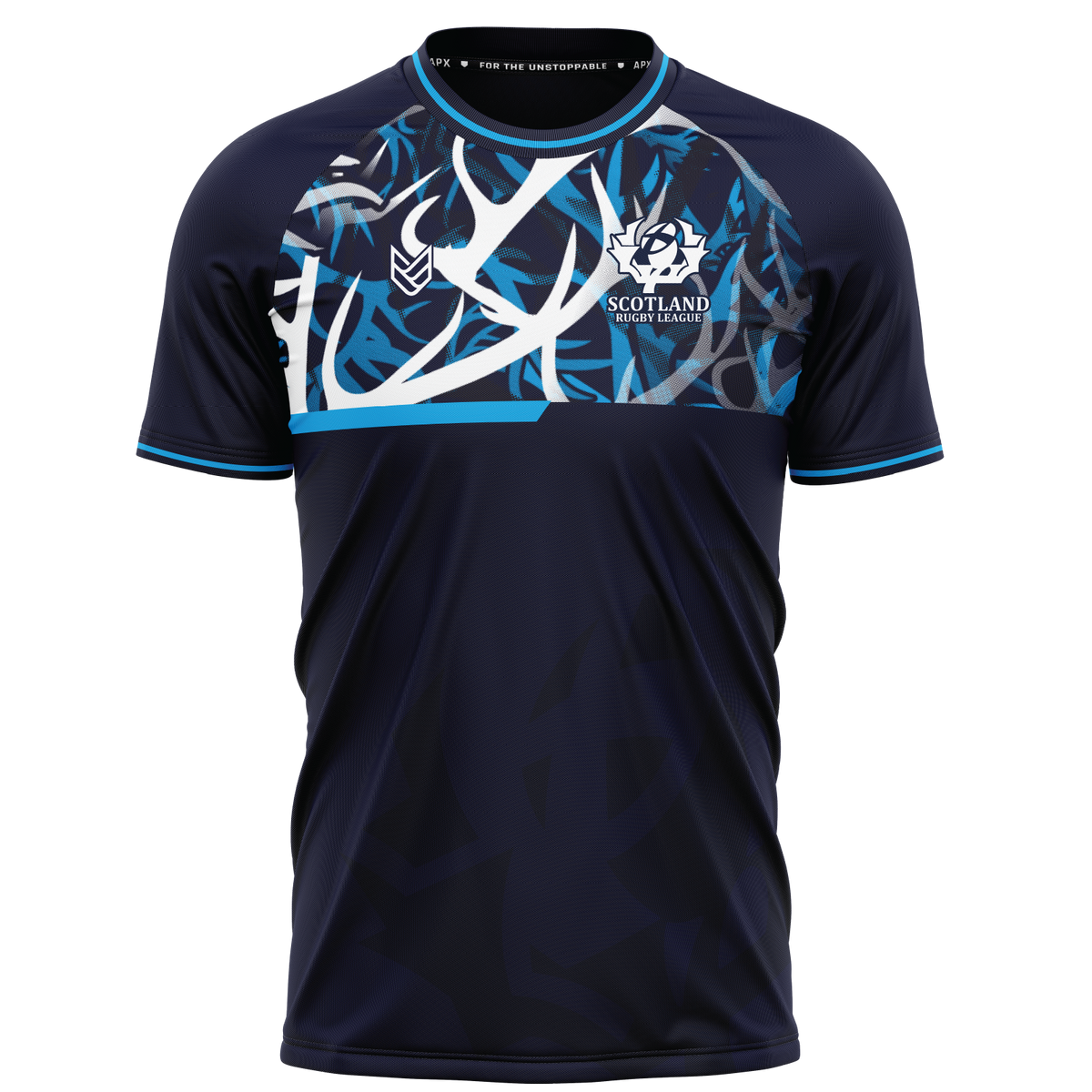 Scotland Rugby League 2027 ANTLER T-SHIRT BLUE/WHITE