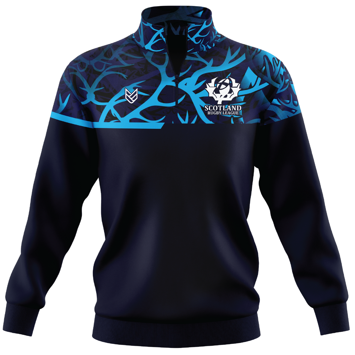 Scotland Rugby League 2027 1/4 ZIP ANTLER SWEATSHIRT