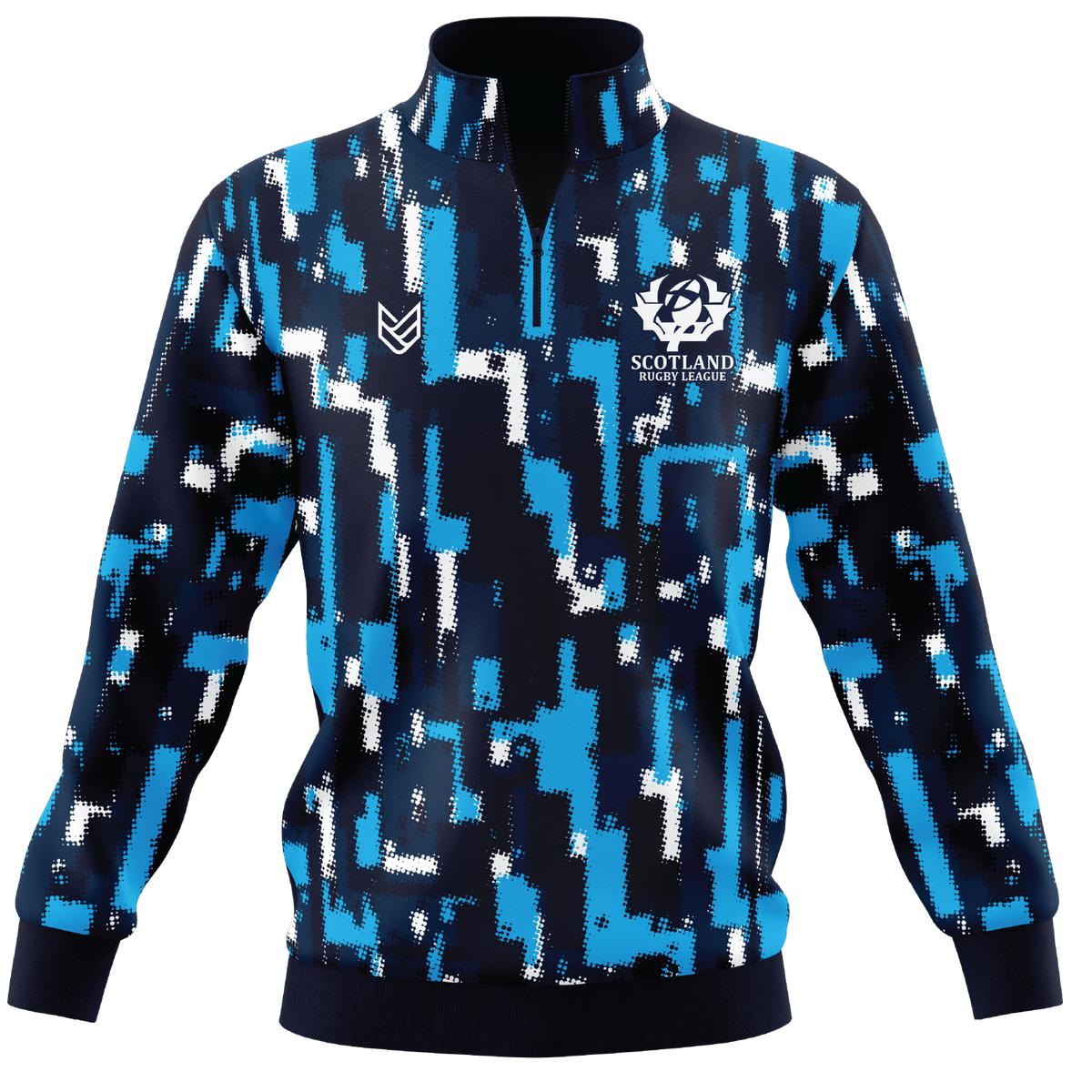 Scotland Rugby League 2027 SUBLIMATED KELPIES 1/4 ZIP SWEAT