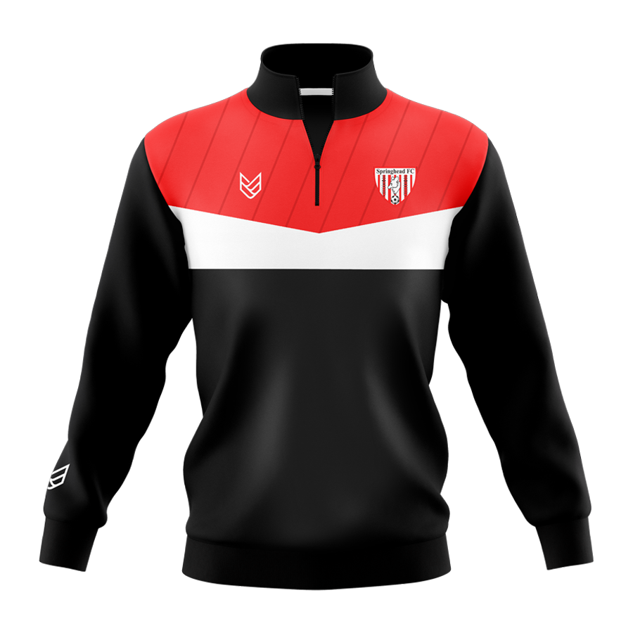 Springhead FC Adult APX Warrior 1/4 Zip Sweatshirt