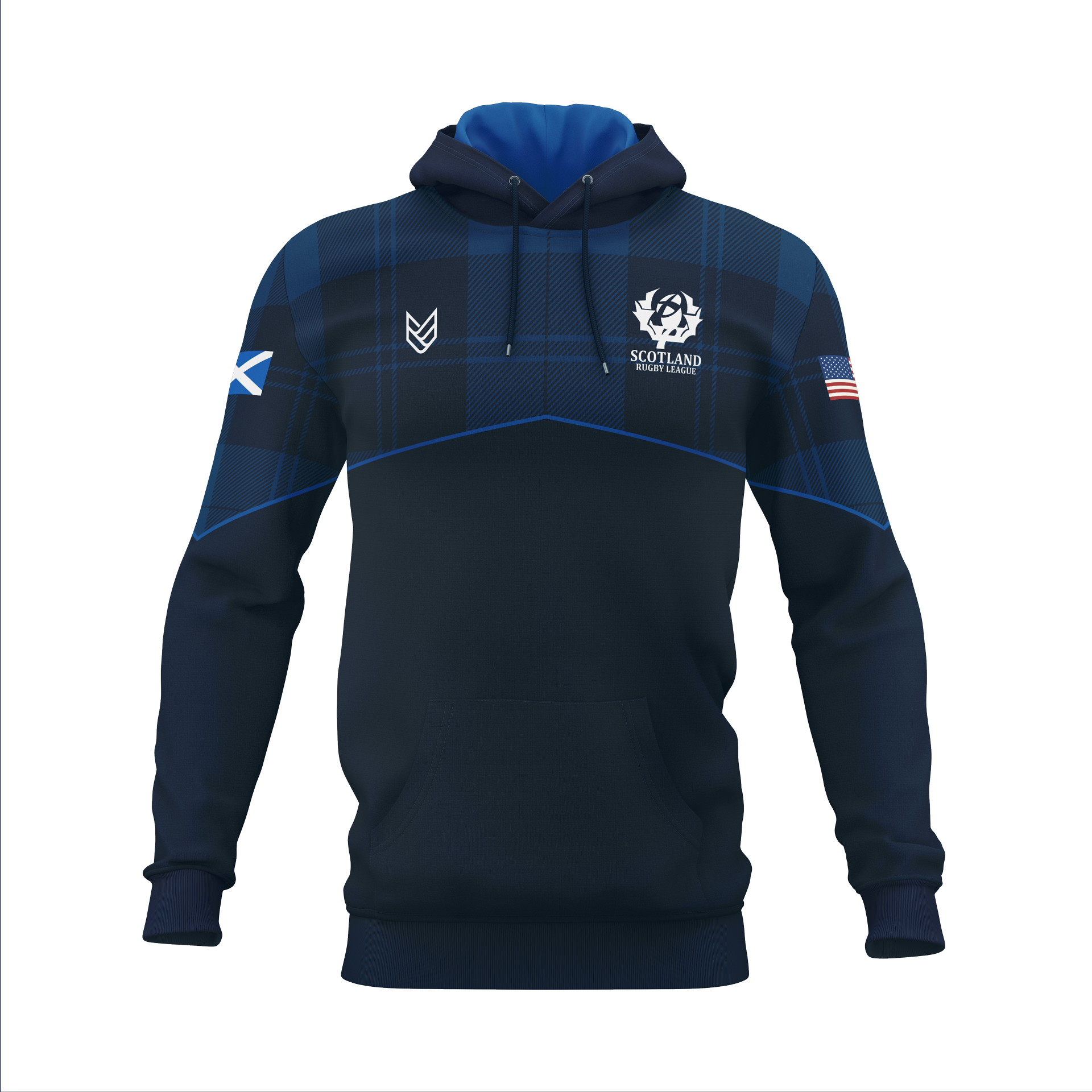 Scotland RL Vegas 2026 Tartan Hoodie