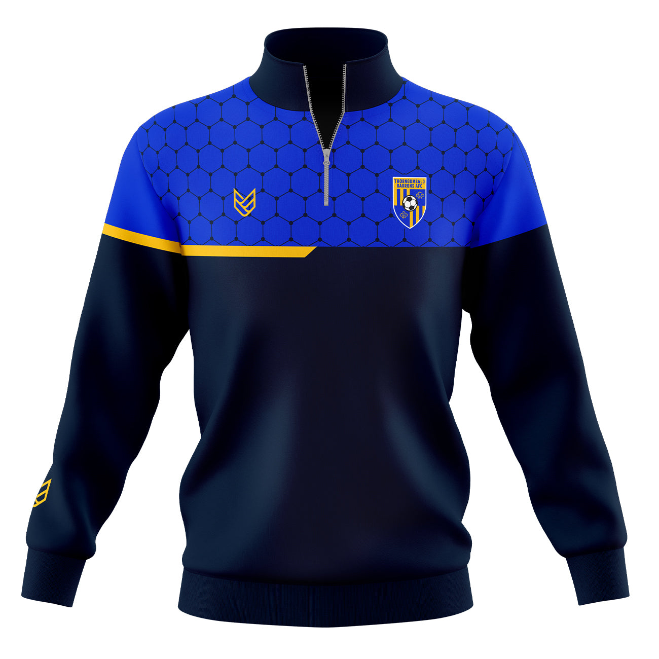 Thorngumbald Barrons FC Junior 1/4 Zip Sweatshirt