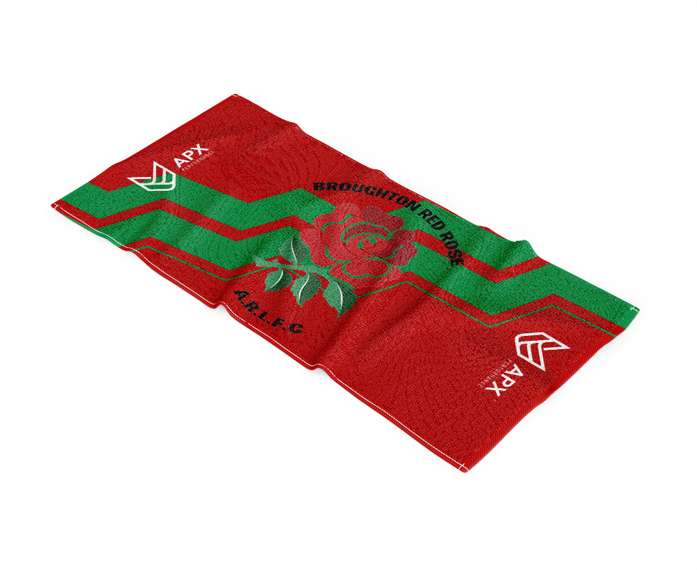 Broughton Red Rose ARLFC Towel - Red