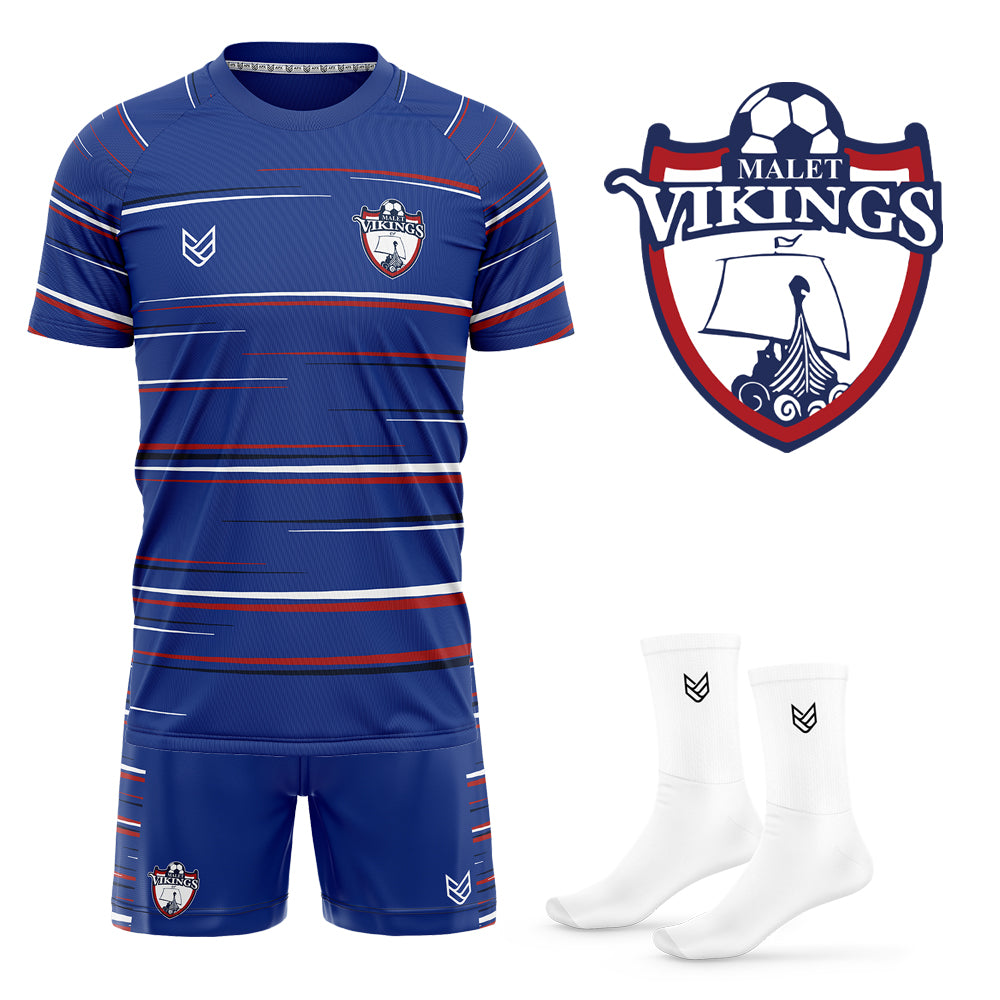 Malet Vikings FC Junior Training Kit Deal (Royal)