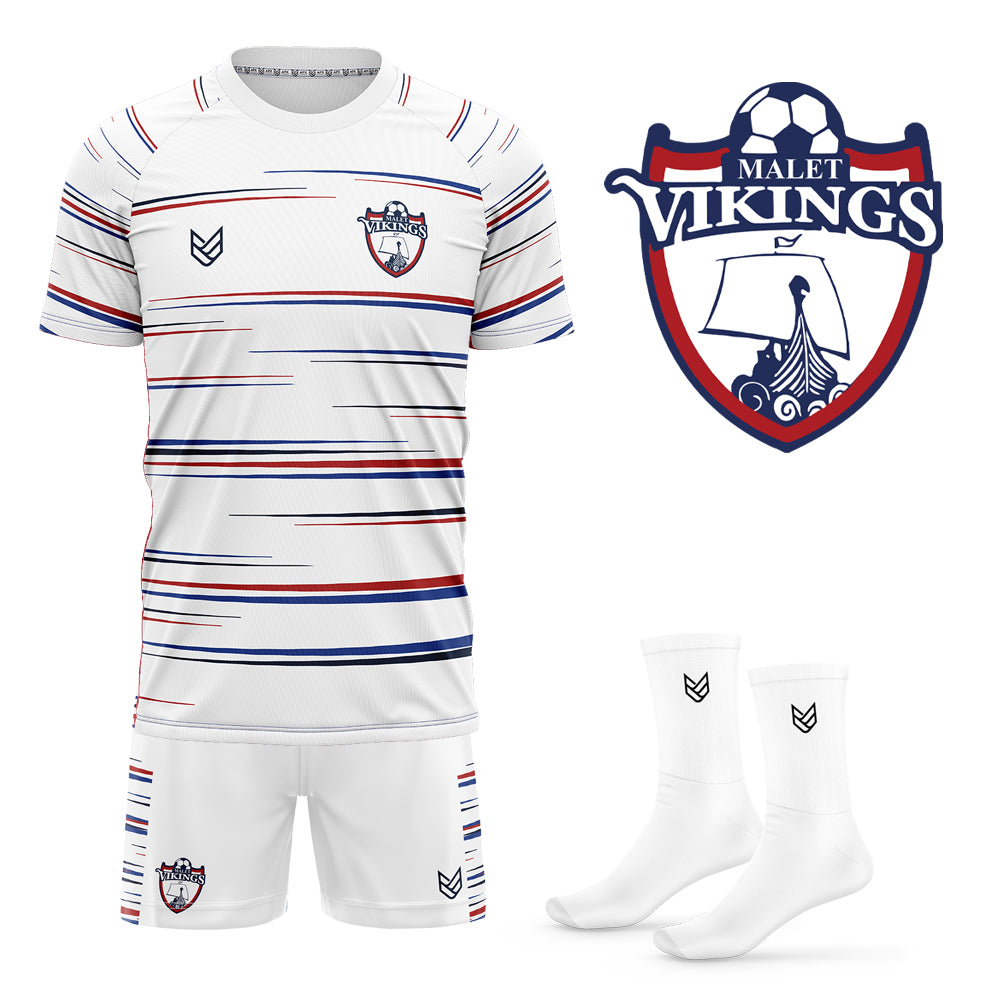 Malet Vikings FC Junior Training Kit Deal (White)