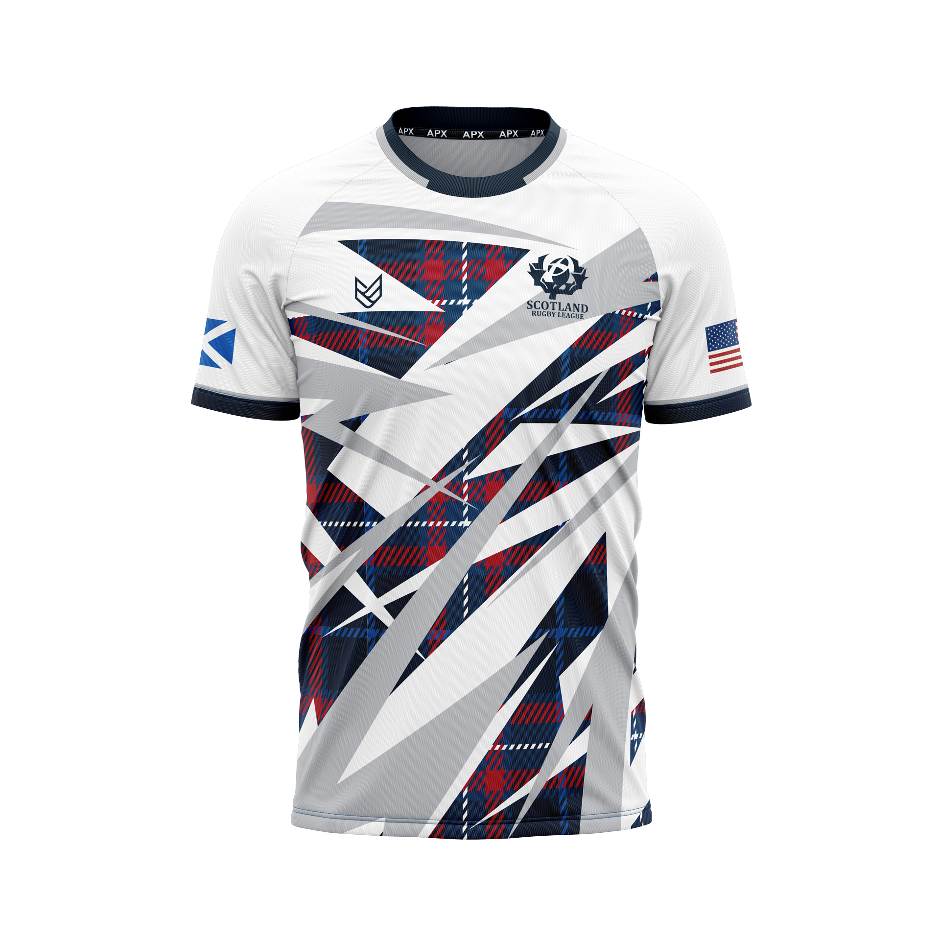 Scotland RL Vegas 2026 Training T-Shirt White