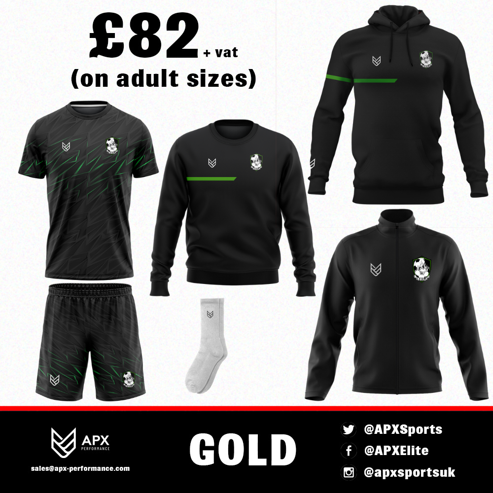 Camden Town Athletic FC Gold Adult Training Pack