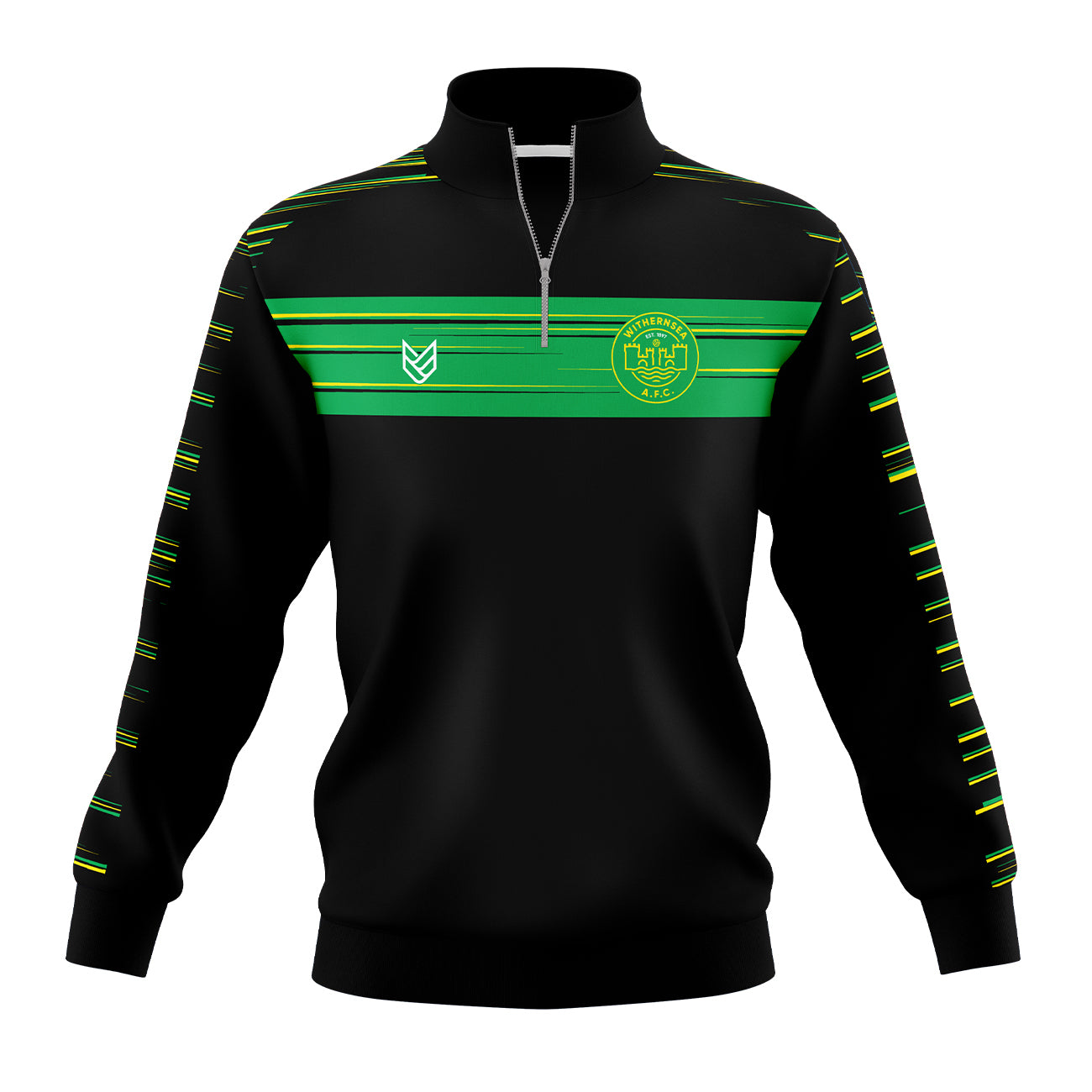 Withernsea AFC 1/4 ZIP SWEATSHIRT - Front