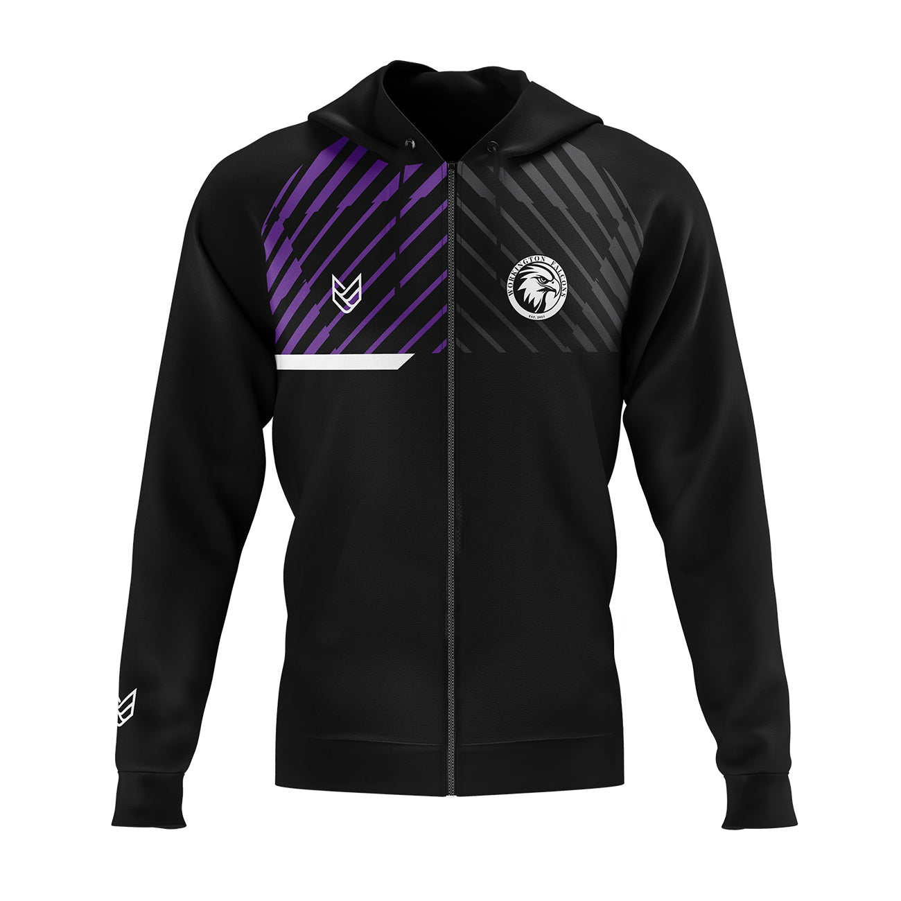 Workington Falcons FC Zipped Hoodie