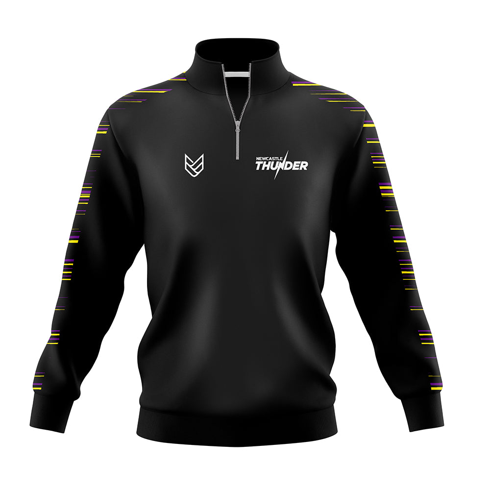 Newcastle Thunder RLFC 2024 Adult True Colours 1/4 Zip Sweatshirt
